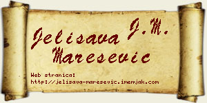 Jelisava Marešević vizit kartica